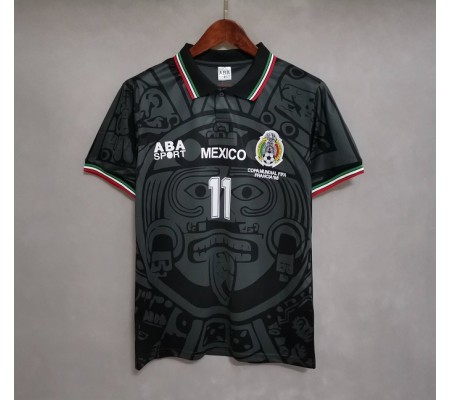 Mexico 1998 World Cup Special Black Soccer Jersey